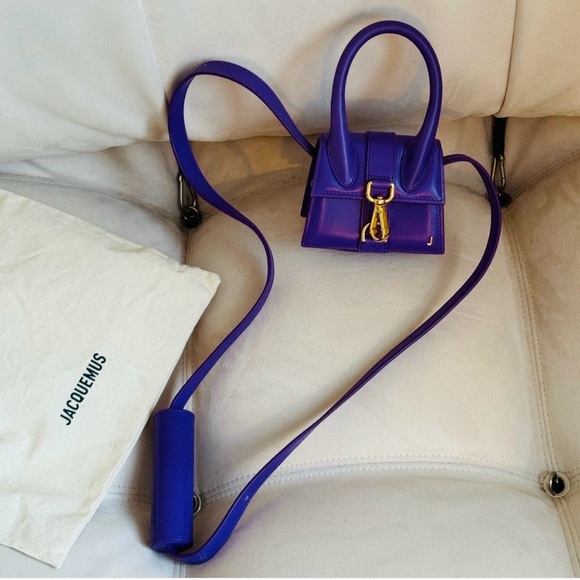 Jacquemus Authentic Mini Le Chiquito Montagne Like New Purple - Picture 5 of 8